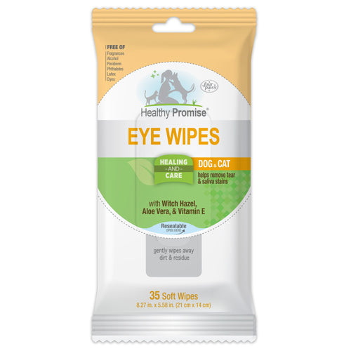 Four Paws® Healthy Promise™ Cat & Dog Eye Wipes (35 Wipes)