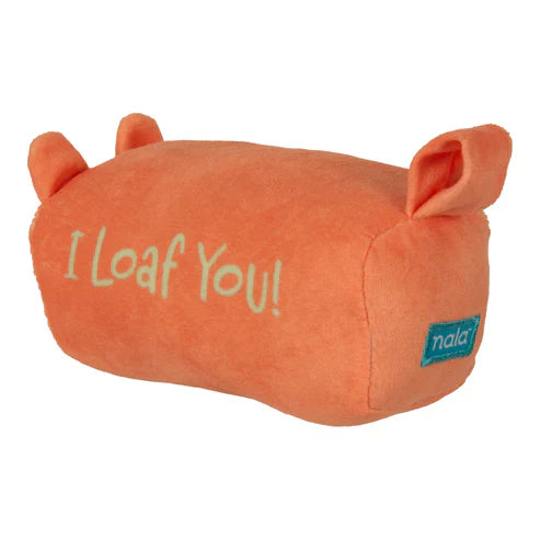 CAITEC Hero Bunny Kickerz Pillow - I Loaf You! Cat Toy (5.0L x 4.8W x 4.3L)