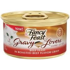 Fancy Feast Gravy Lovers Beef Feast in Roasted Beef Flavor Gravy Canned Cat Food