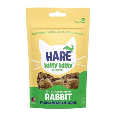 Treat Planet Hare Kitty Kitty™ 100% Freeze-Dried Rabbit Cat Treats (0.9-oz)