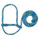 Weaver Poly Rope Halter (Blue/Black/Gray)