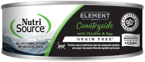 NutriSource® Countryside Grain Free Chicken & Egg Blend Canned Cat Food