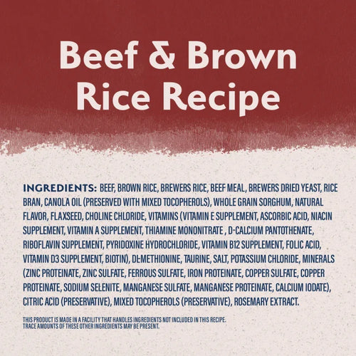 Natural Balance Limited Ingredient Beef & Brown Rice Recipe Dry Dog Food