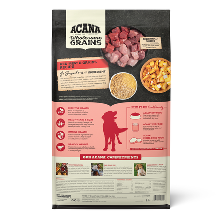 ACANA Wholesome Grains Red Meat Recipe Dry Dog Food