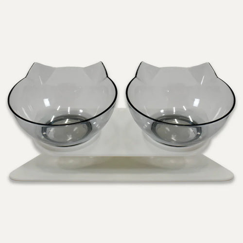 Goo-eez Ergonomic Double Bowl Cat Feeder