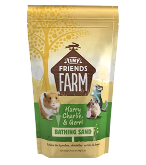 Supreme Petfoods Tiny Friends Farm Charlie, Harry & Gerri Bathing Sand