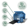 Nature's Way EcoCycle™ Hopper Hangout Recycled Plastic Hopper Bird Feeder w/ Suet Cages