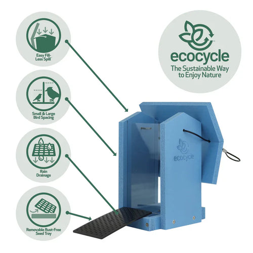 Nature's Way EcoCycle™ Tasty Tidbit Recycled Plastic Bird Feeder