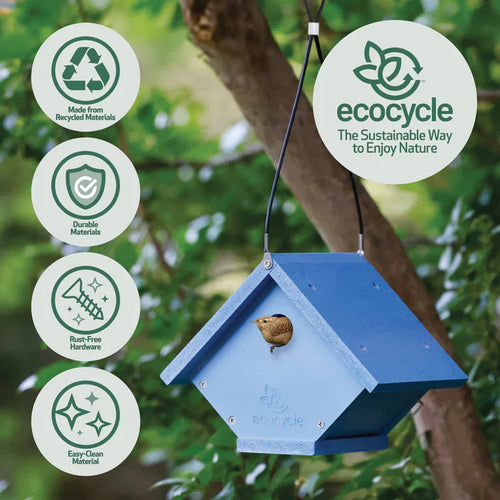 Nature's Way EcoCycle™ Wren Roost Recycled Plastic Bird House