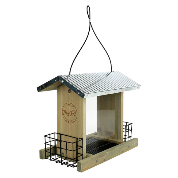 Nature's Way Bird Products Galvanized Weathered Hopper Feeder