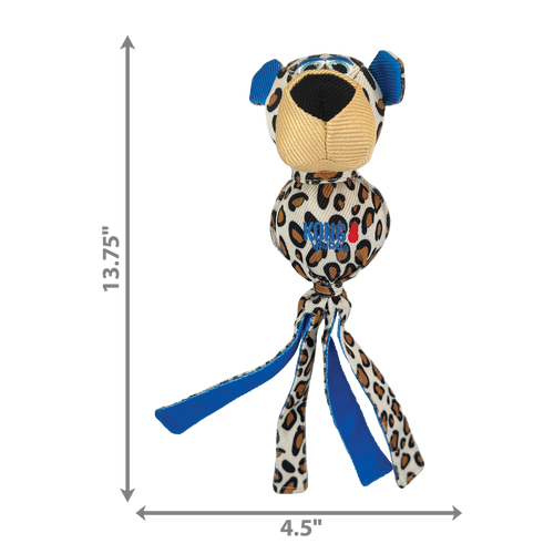 Kong Wubba Zoo Cheetah Dog Toy (Large)