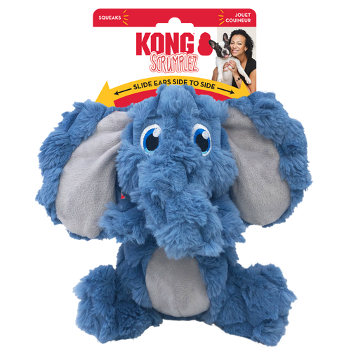 Kong Scrumplez Elephant Dog Toy