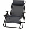 Four Seasons Courtyard Sunny Isles Zero Gravity Chair, Coated Steel Frame