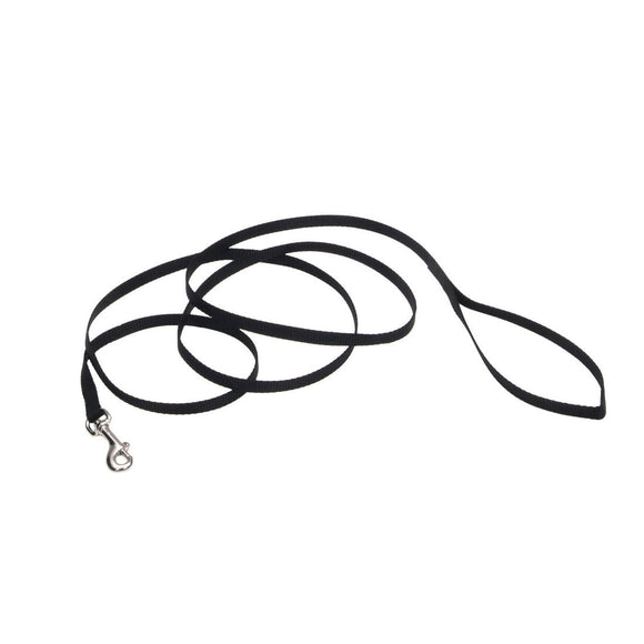 Coastal Single-Ply Dog Leash (Black)