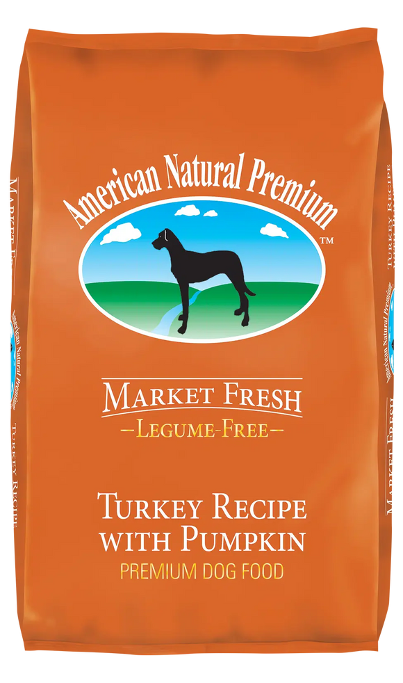 American Natural Premium Market Fresh Legume-Free Turkey Recipe with Pumpkin Premium Dog Food