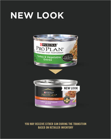 Purina Pro Plan Complete Essentials Turkey & Vegetables Entrée in Gravy Wet Cat Food