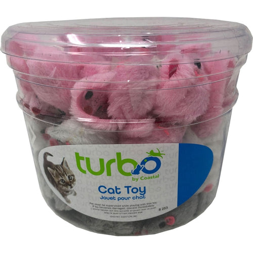 Coastal Pet Turbo Furry Mice Bulk Cat Toy