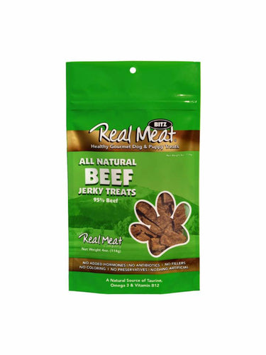 The Real Meat Company Beef Jerky Bites Dog Treats