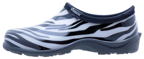 Sloggers Women's Rain & Garden Shoe Zebra Includes Free Half-Sizer Insoles!