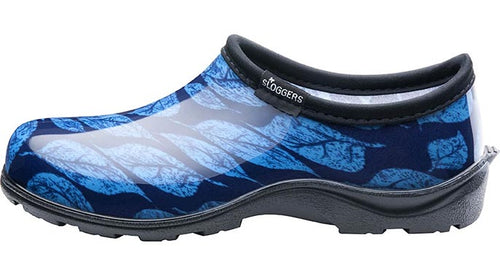 Sloggers Women's Rain & Garden Shoes Leaf Blue