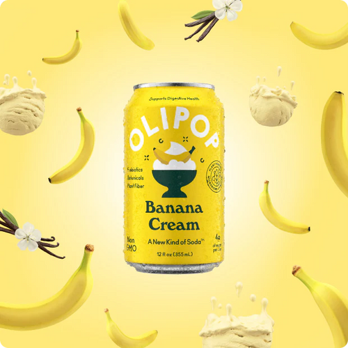 OLIPOP Banana Cream Sparkling Tonic