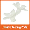Nature's Way Bird Products Orange Blossom Glass Oriole Feeder w/ Jelly Attachments