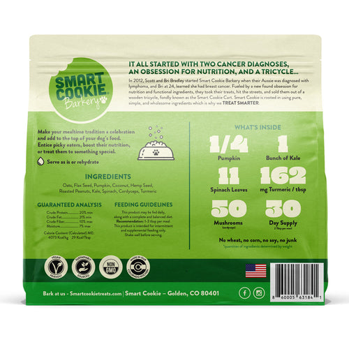 Smart Cookie Barkery Veggie Dog Food Topper