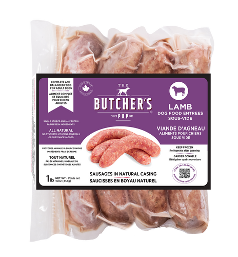 The Butchers Pup Lamb Sous-Vide Sausages