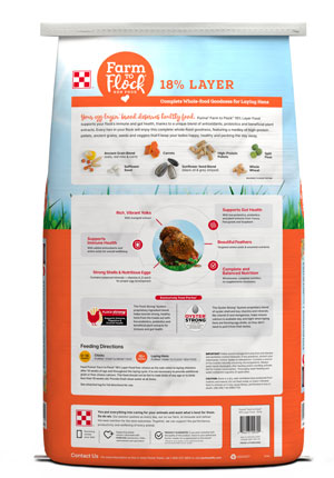 Purina® Farm to Flock™ 18% Layer Hen Food