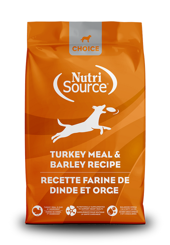 NutriSource® Turkey Meal & Barley Recipe Healthy Affordable Dry Dog Food