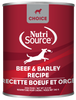 NutriSource® Beef & Barley Entrée Healthy Affordable Wet Dog Food