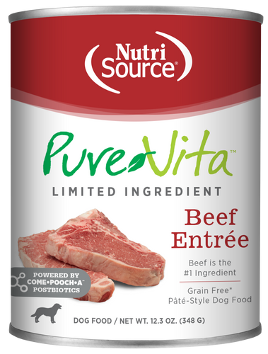 NutriSource® Beef Entrée Limited Ingredient Wet Dog Food