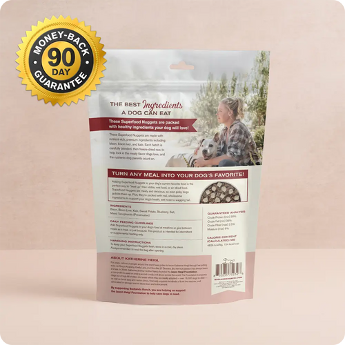 Badlands Ranch Superfood Nuggets Bison & Kale Formula Freeze-Dried Raw Dog Food Topper