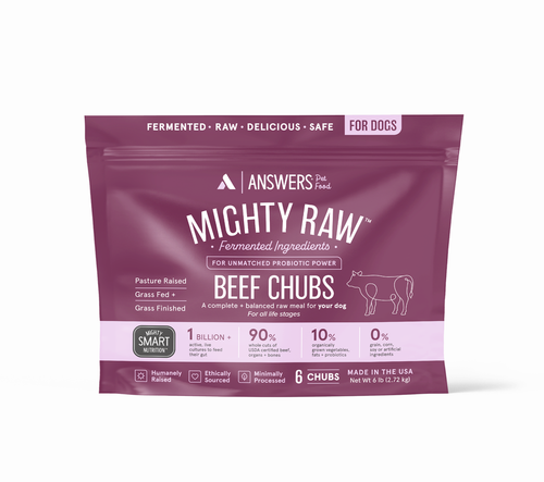 Answers Pet Food Mighty Raw Beef For Dogs