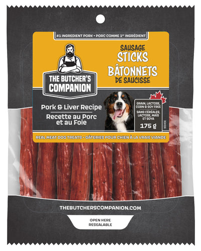 The Butcher's Companion Pork & Liver Recipe Sausage Sticks