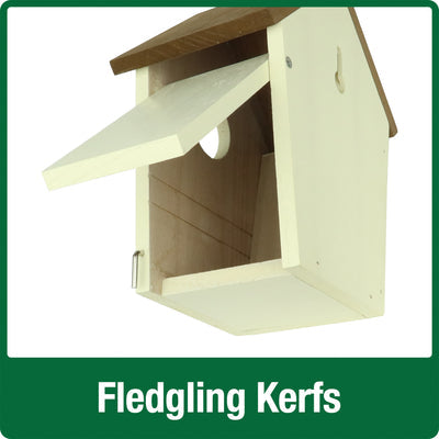 Nature's Way Deco Bird House Spring Ivy White