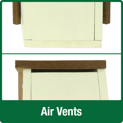 Nature's Way Deco Bird House Spring Ivy White