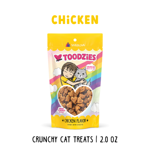 Weruva BFF Toodzies Chicken Flavor Crunchy Cat Treats