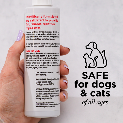 Wondercide RESCUE™ Oral Spray for Dogs & Cats