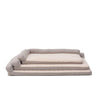 Territory Khaki Orthopedic Lounger Dog Bed