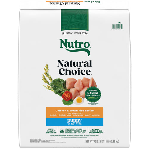 Nutro Natural Choice Chicken & Brown Rice Recipe Dry Food Puppy