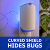 ZEVO Flying Insect Trap, Fly Trap (1 Plug-In Base + 1 Cartridge) 3 in 1