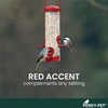 Perky-Pet® Red 2-in-1 Tube Bird Feeder