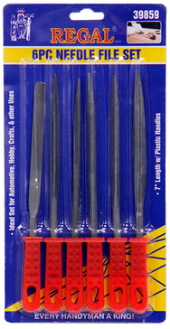 Service Tool Regal Needle File Set 6Pc