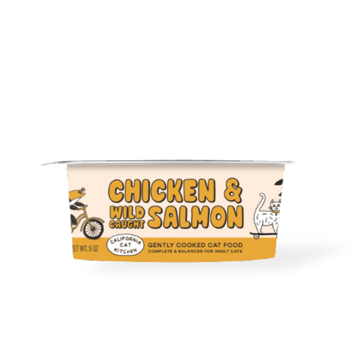 California Cat Kitchen Chicken & Salmon Ground Gently Cooked Fresh Frozen Cat Food