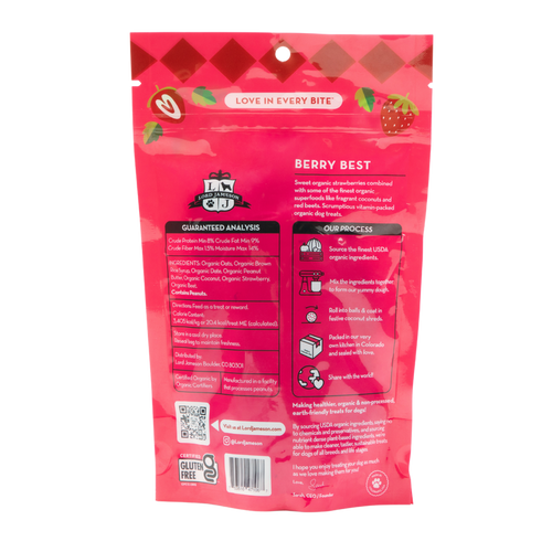 Lord Jameson Berry Best Organic Dog Treats