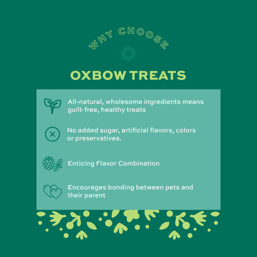 Oxbow Simple Rewards Baked Treats with Blackberry & Basil