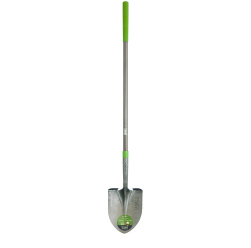 Ames Long Fiberglass Handle Round Point Shovel