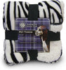 American Kennel Club AKC Animal Print Fleece Dog Blanket