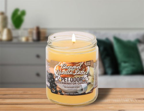 Pet Odor Exterminator Caramel Vanilla Latte Candle